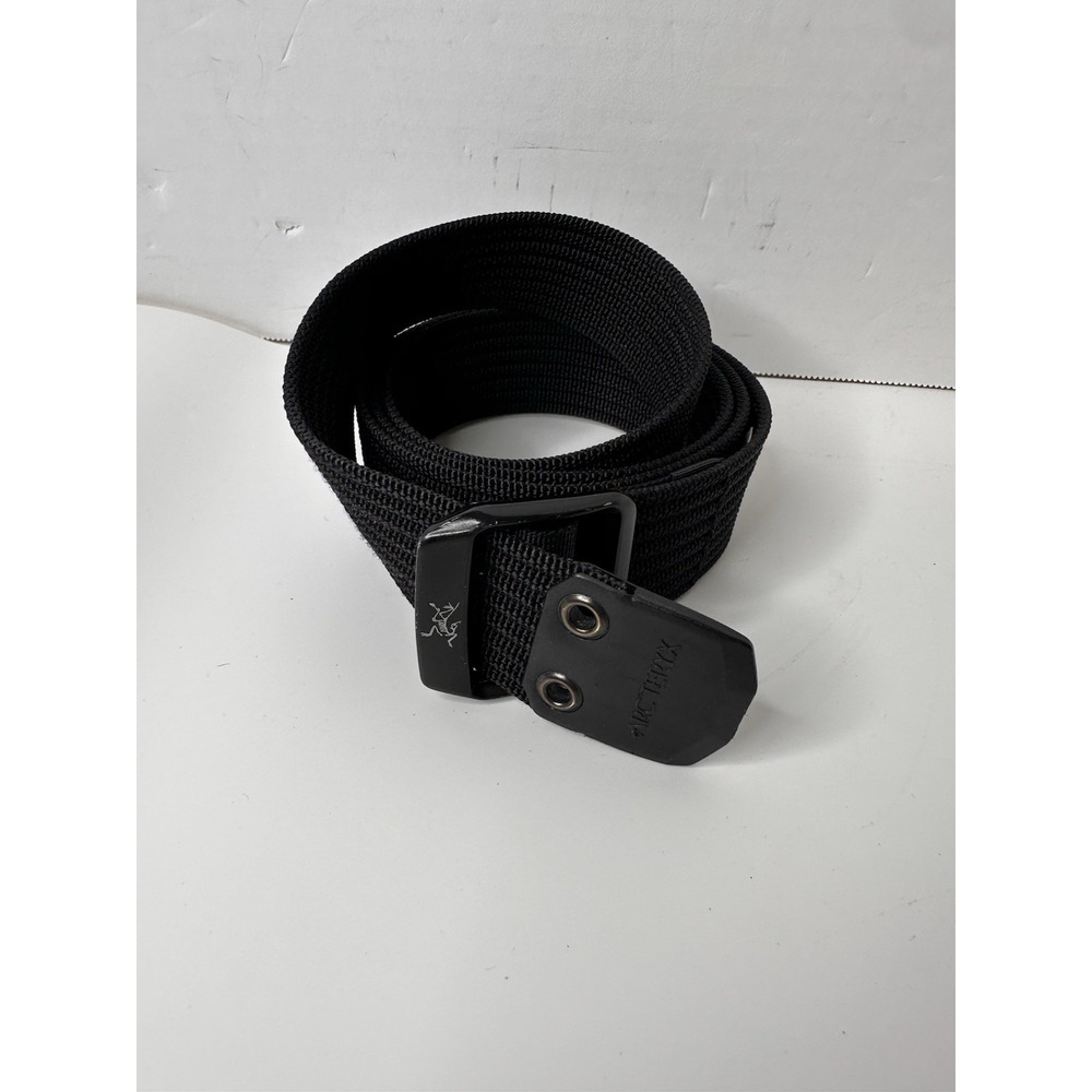 ARC'TERYX Conveyor Nylon Belt Metal Buckle Size Large Black Mens